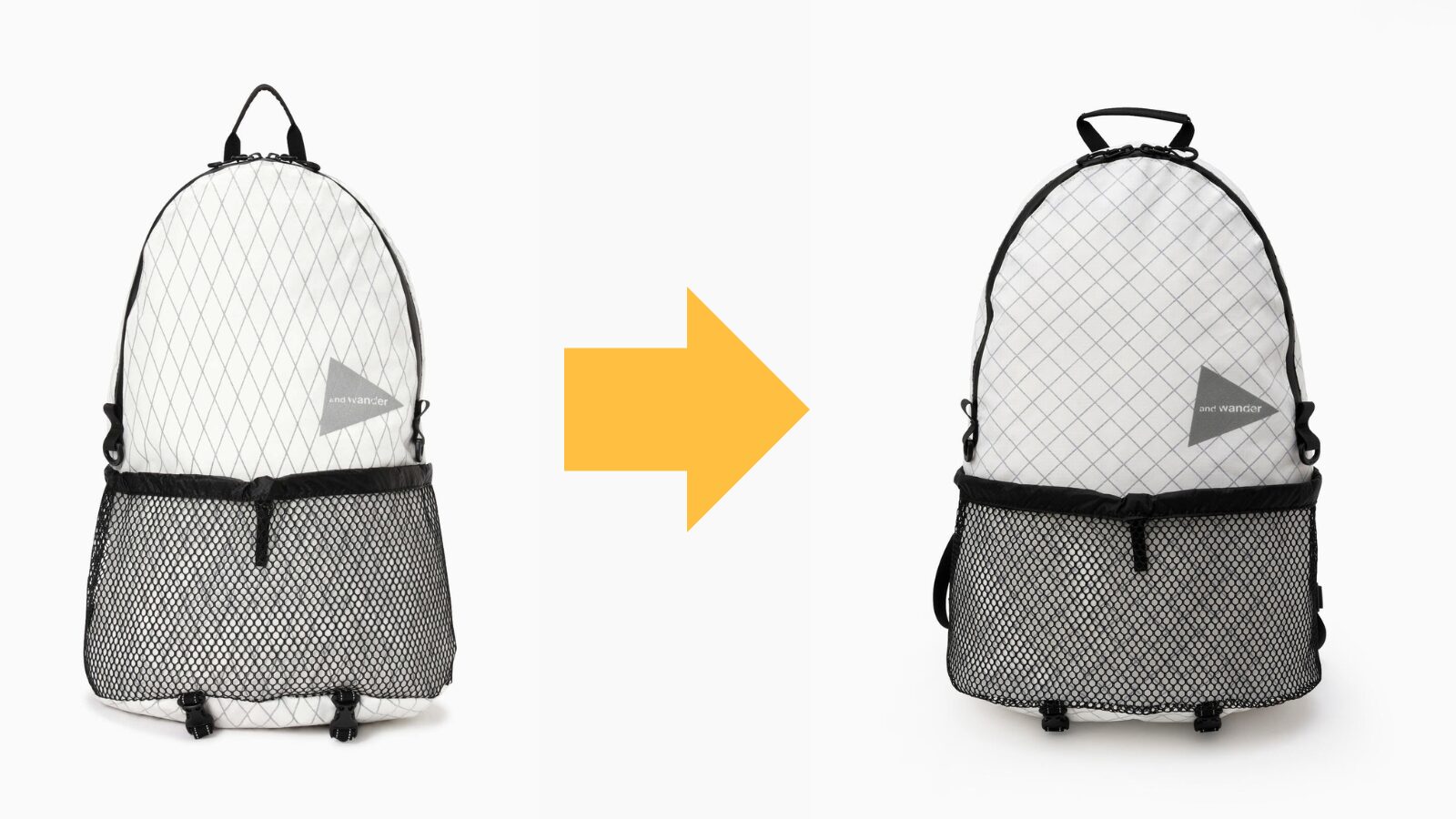andwanderのecopak-20l-daypackのデザイン変化